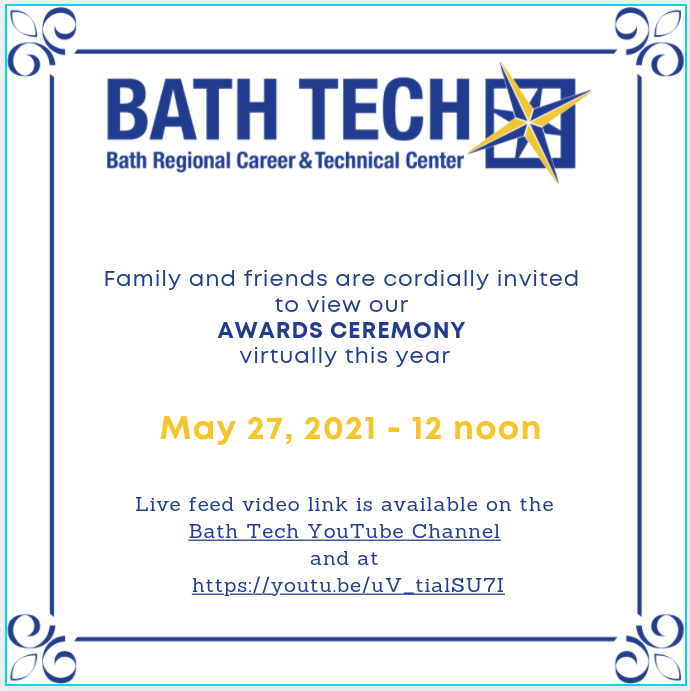 Bath Tech Invite to Senior Celebration