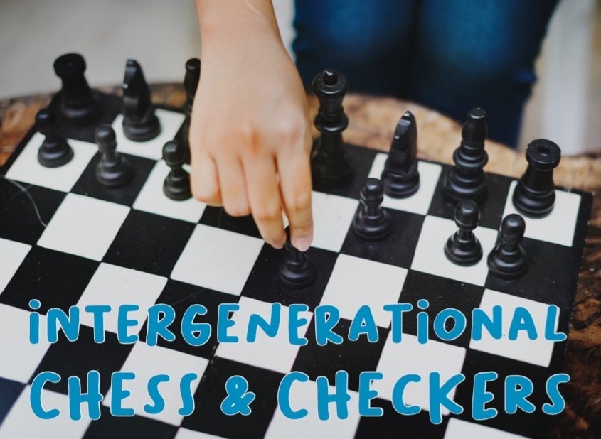 intergenerational chess & checkers