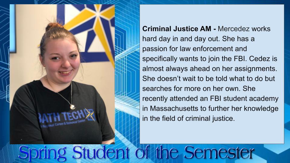 student of the semster