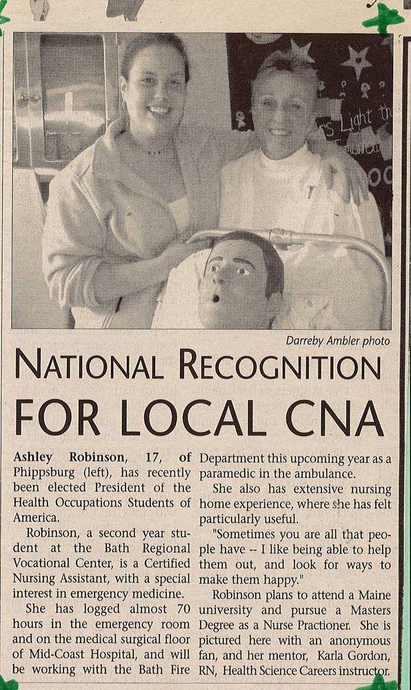 National Recognition for Local CNA