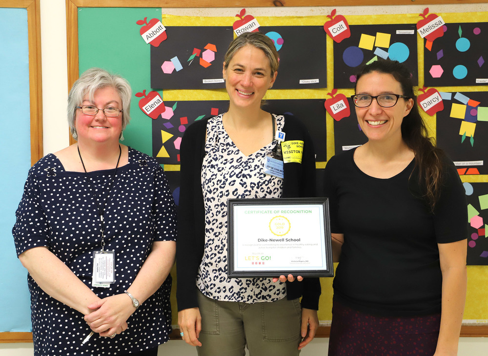 Dike-Newell School Earns Gold from Let's Go! Wellness Program