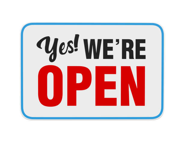 open sign