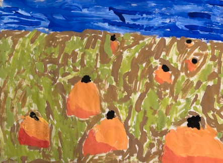 student art-pumpkins