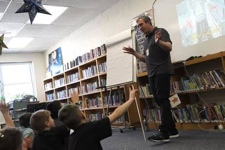 Maine Author/Illustrator Matt Tavares Visits Phippsburg Elementary