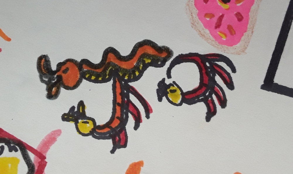student art dragon 