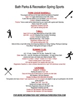 Bath Parks & Recreation Spring Sports