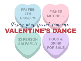 BATH ELEMENTARY PTA PRESENTS: "Bring your someone special Valentine' Dance"