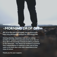 Morning Drop Off