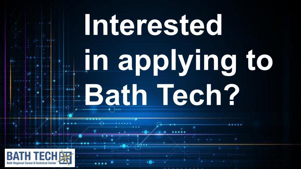 interested in applying to bath tech
