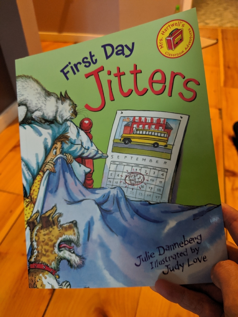First Day Jitters children's book cover